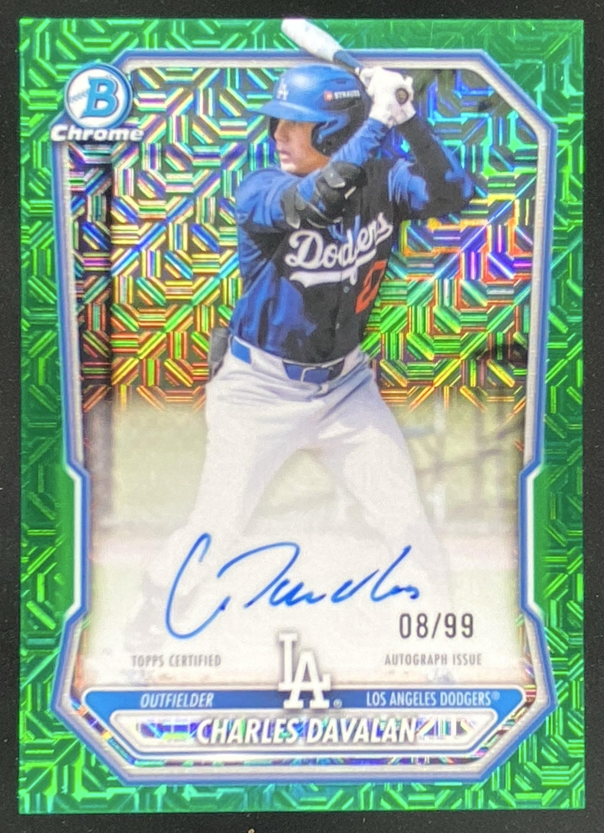 2025 Bowman Draft Charles Davalan trading card