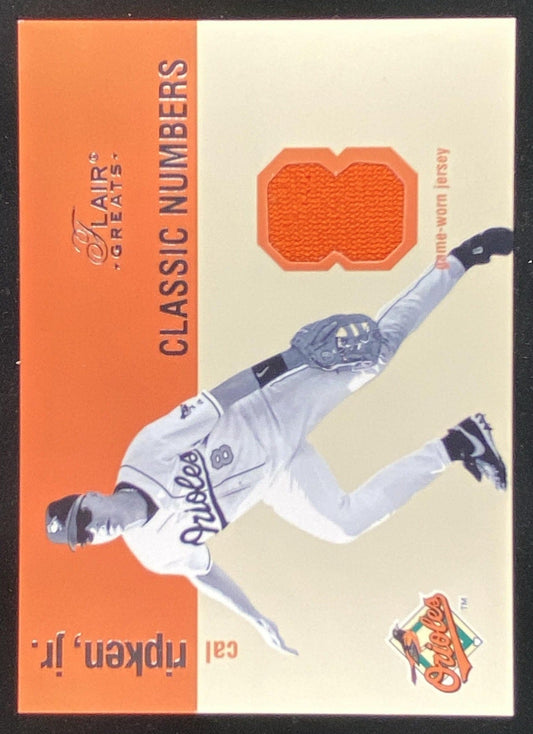2003 Fleer Flair Greats Cal Ripken Jr. trading card