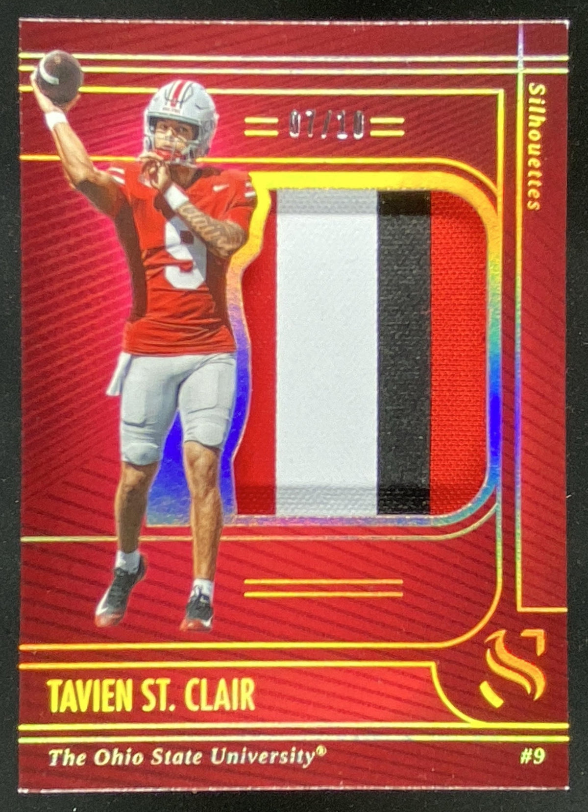 2025 Panini Silhouette Tavien St. Clair #SS-TSC trading card