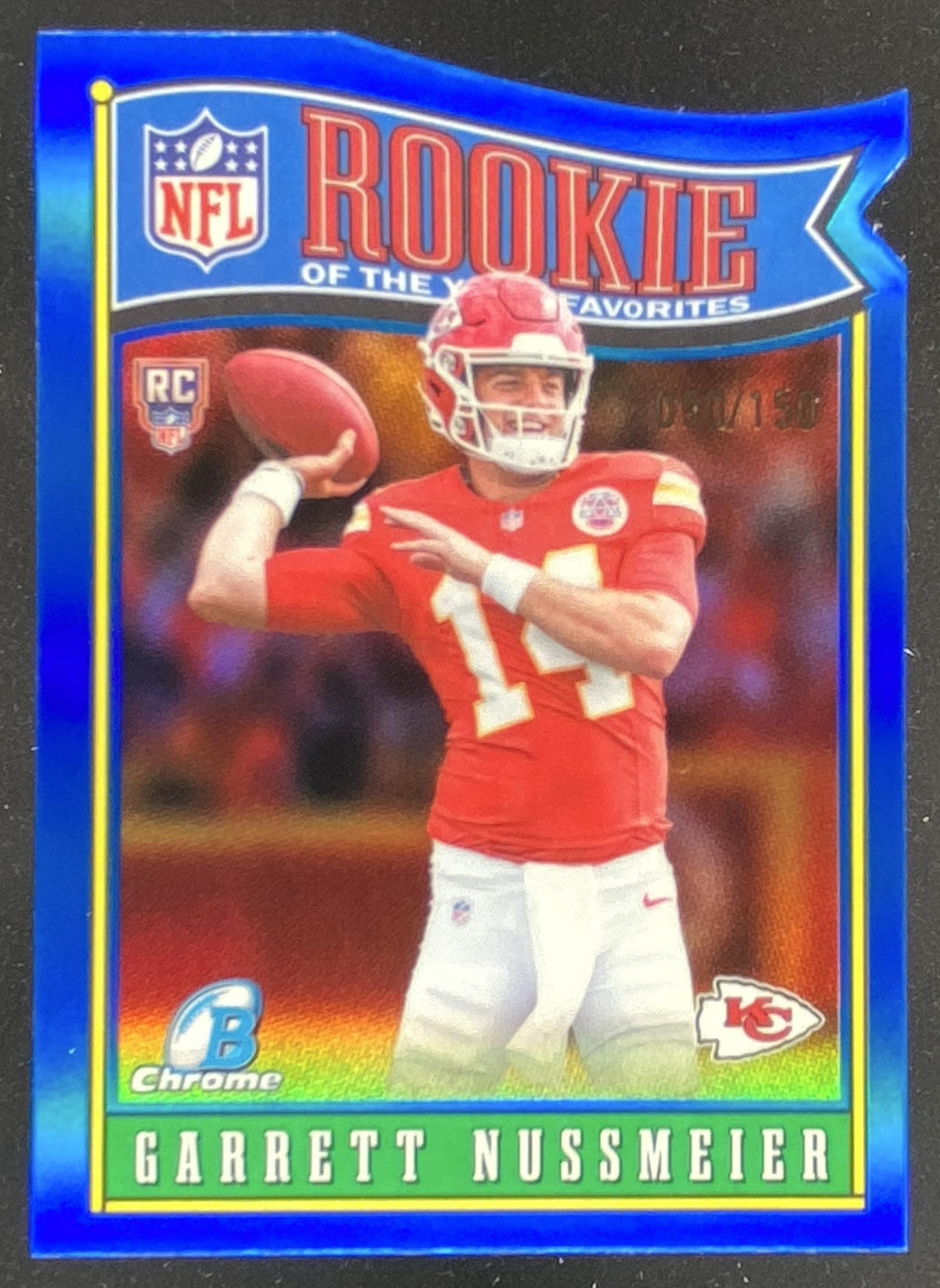 2026 Bowman Chrome Garrett Nussmeier trading card