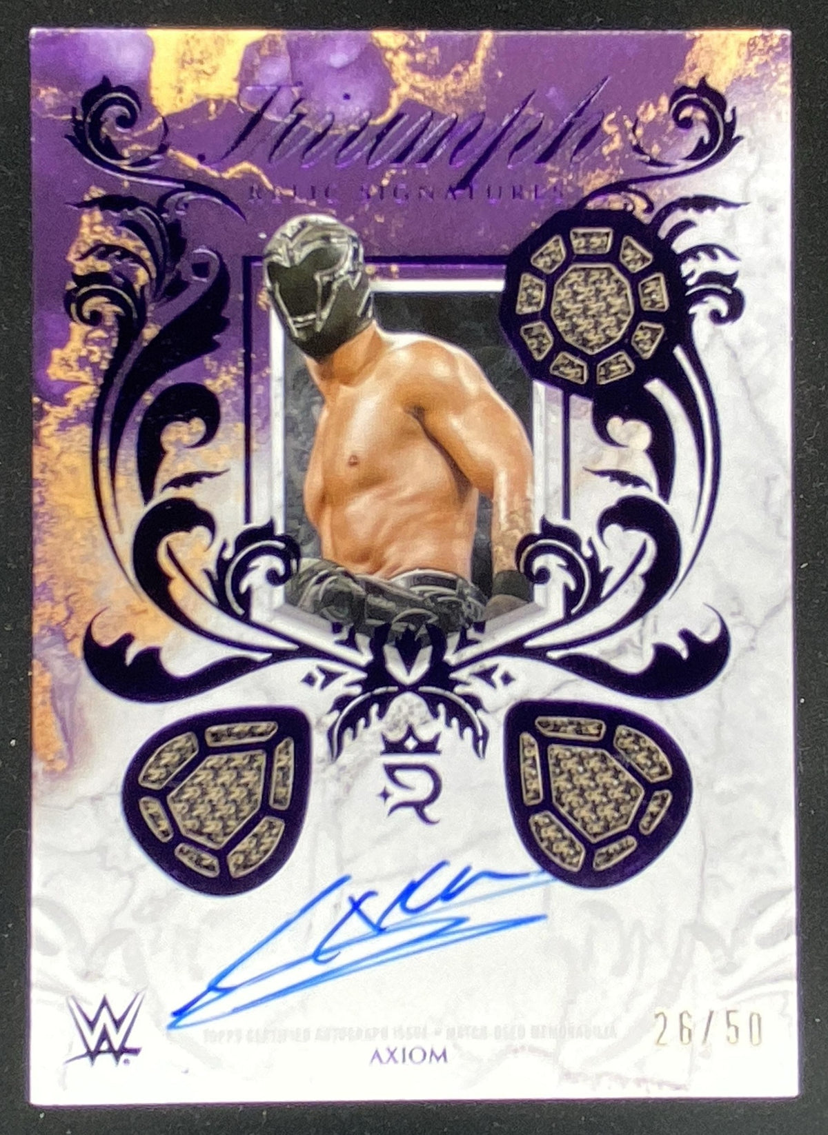 2025 Topps Royalty WWE Axiom trading card