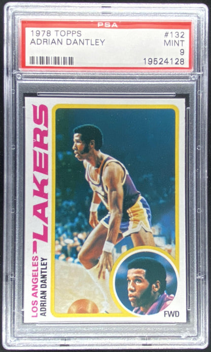 1978 Topps Adrian Dantley #132 graded PSA 9 trading card