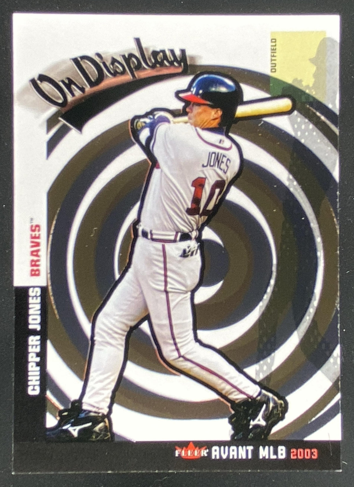 2003 Fleer Avant Chipper Jones #OD-10 trading card