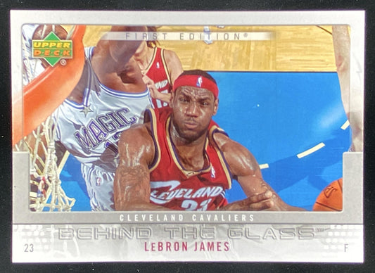 2007 Upper Deck First Edition LeBron James #BG-LJ trading card