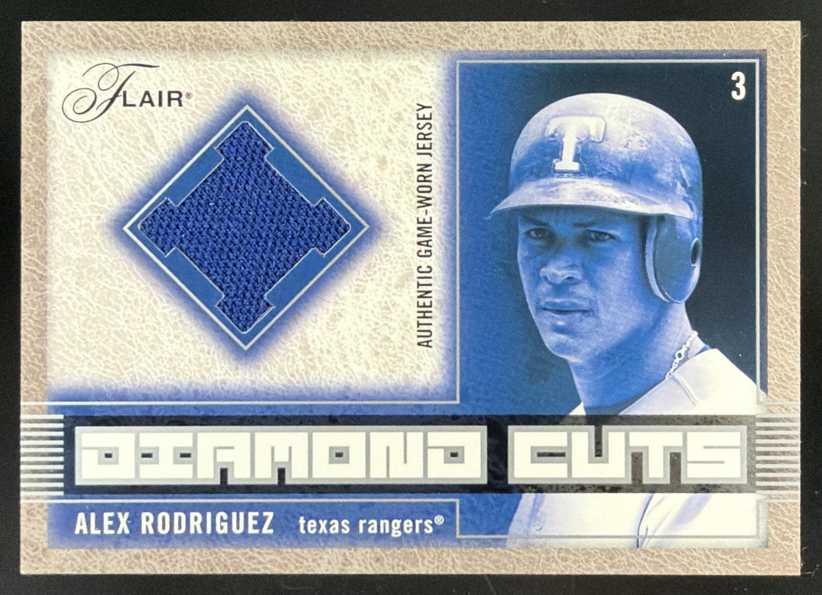 2003 Flair Diamond Cuts Alex Rodriguez trading card