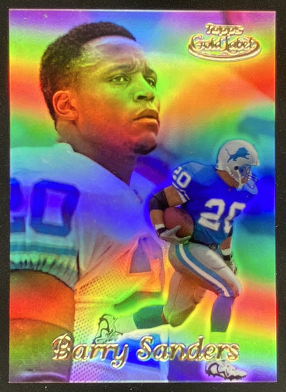 1999 Topps Gold Label Barry Sanders #20 trading card