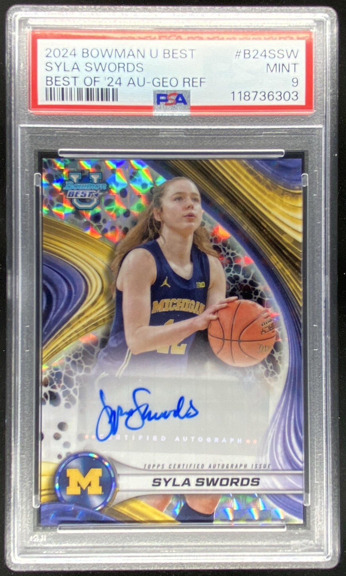 2024 Bowman's Best University Syla Swords #B24SSW trading card