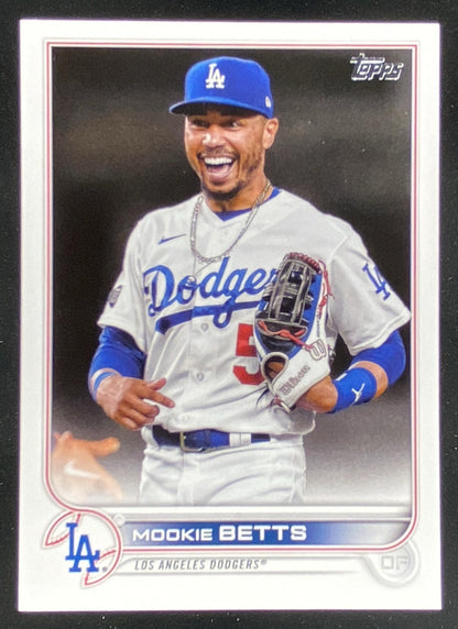 2022 Topps Series 1 Mookie Betts #50 trading card