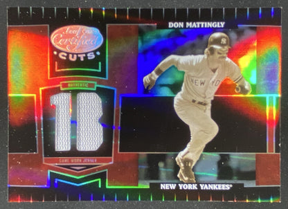 2004 Leaf Certified Cuts Don Mattingly #236 trading card