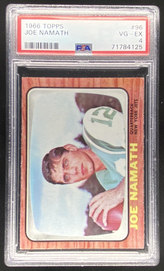 1966 Topps Joe Namath #96 graded PSA 4 trading card