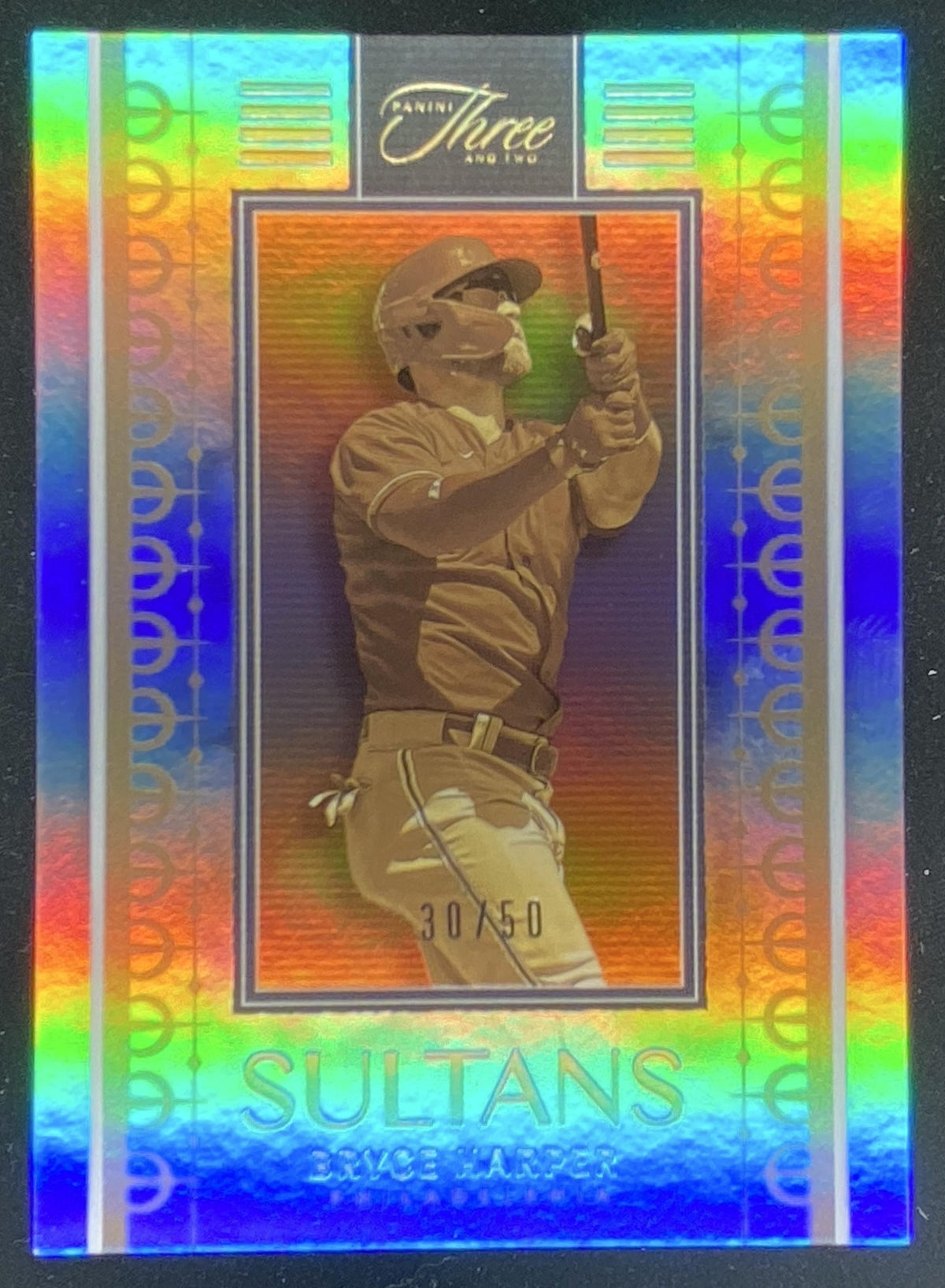 2022 Panini Three and Two Bryce Harper #S19 trading card