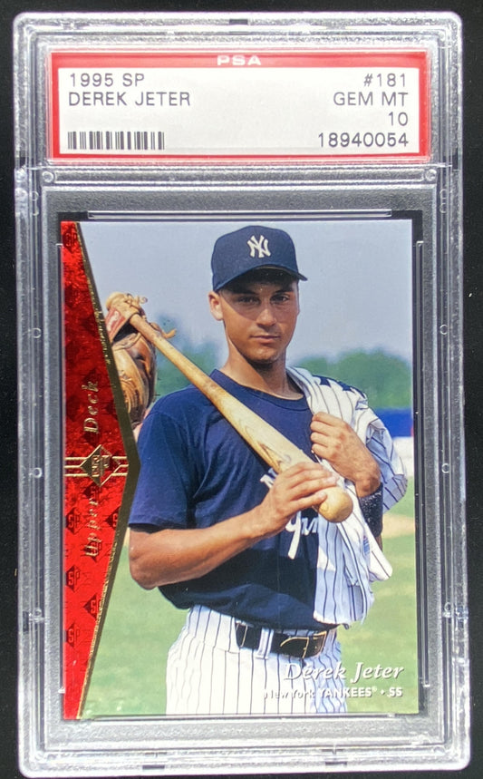 1995 SP Derek Jeter #181 graded PSA 10 trading card