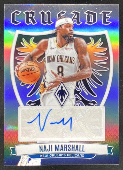 2023 Panini Phoenix Naji Marshall trading card