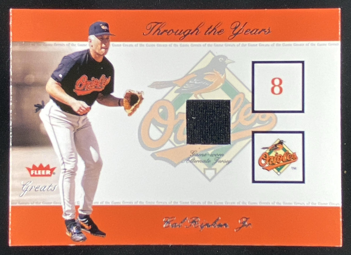 2002 Fleer Greats of the Game Cal Ripken Jr. trading card