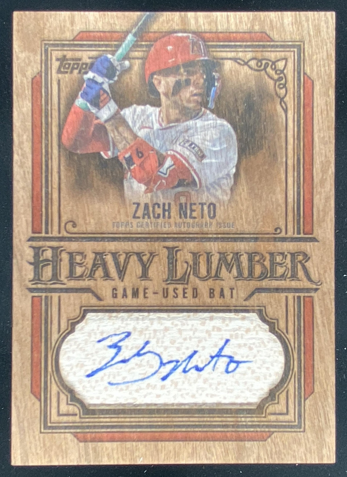 2025 Topps Update Zach Neto #HLARU-ZN trading card