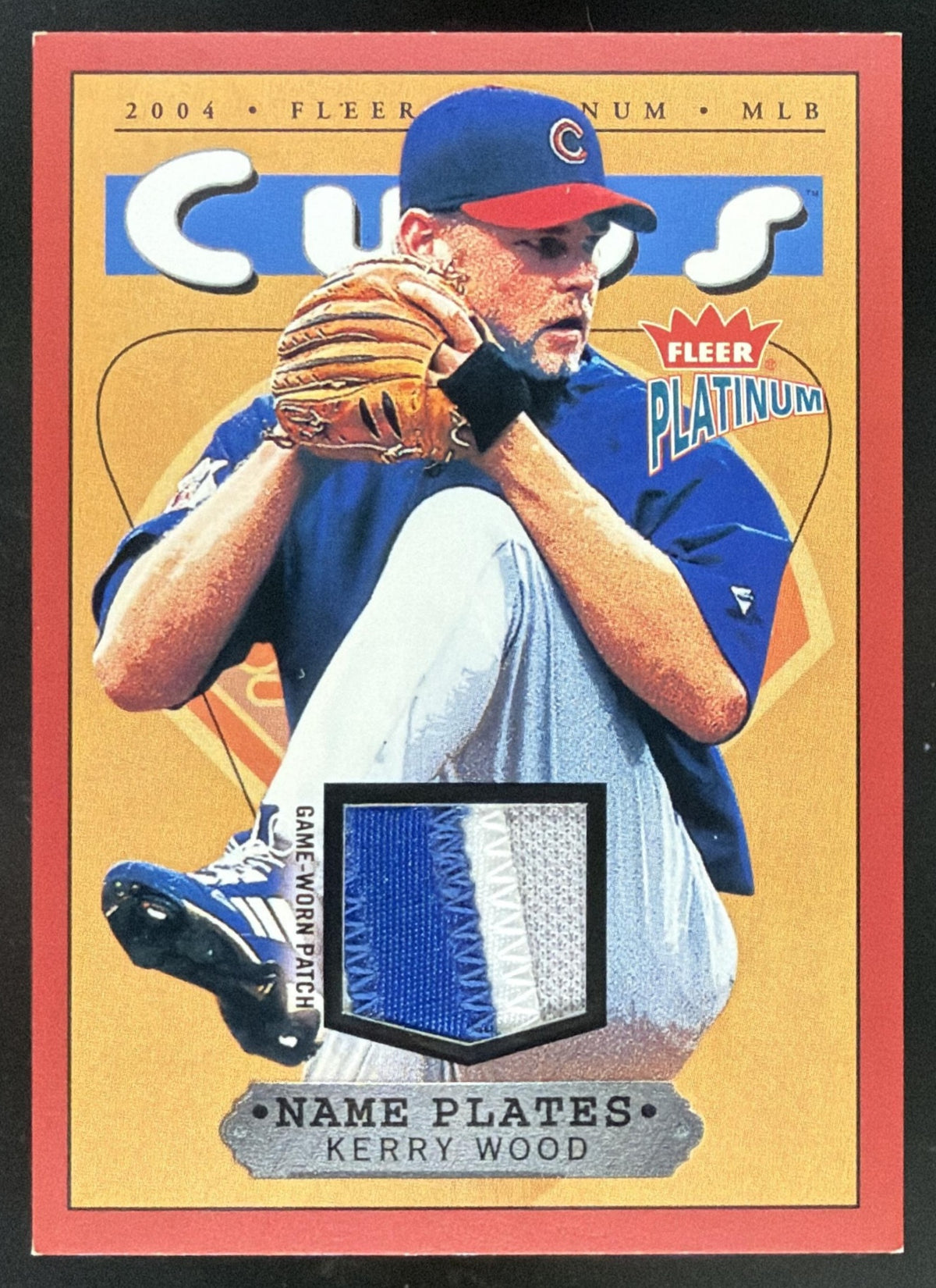 2004 Fleer Platinum Nameplates Kerry Wood trading card