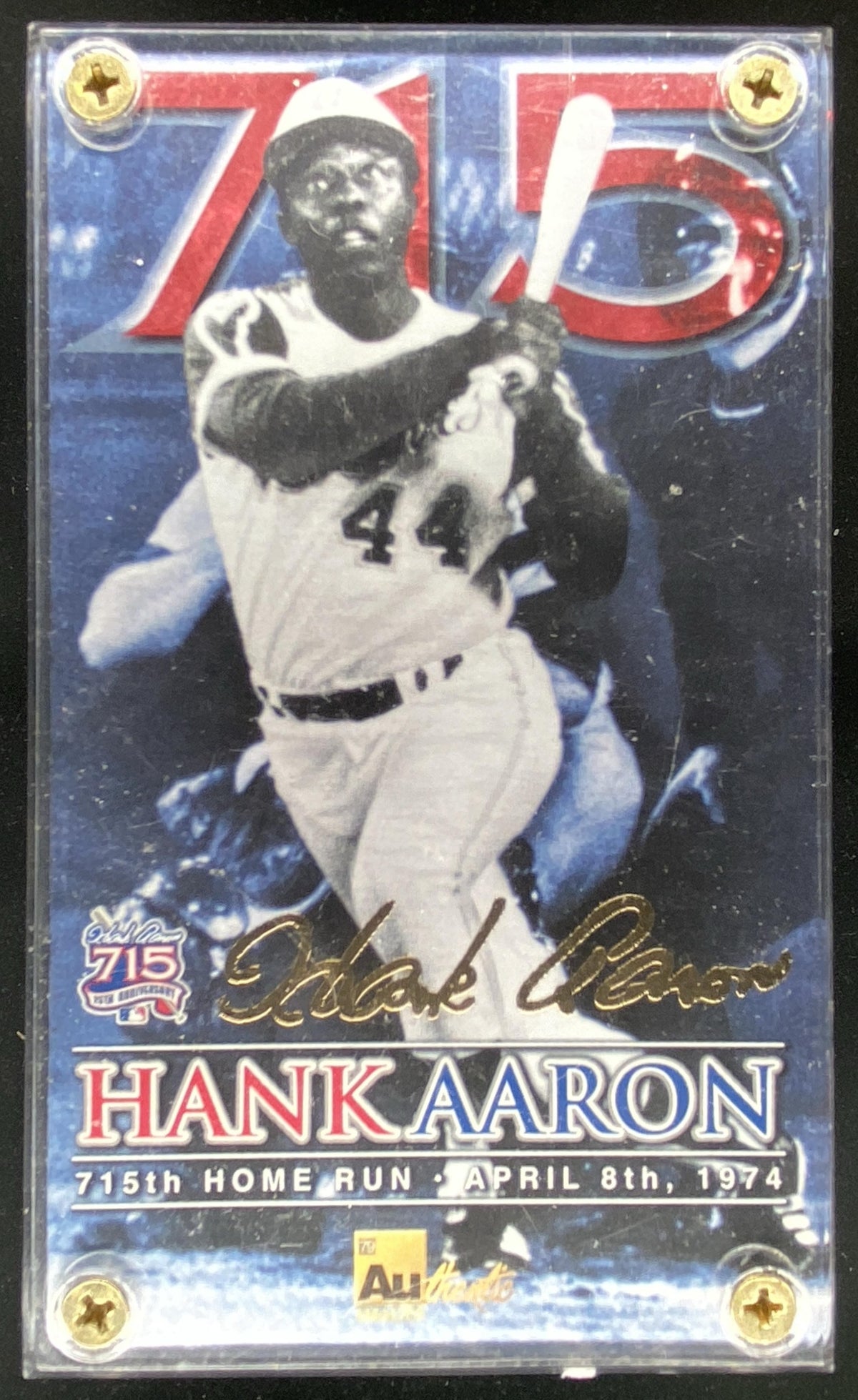 1998 Home Run Card Hank Aaron trading card