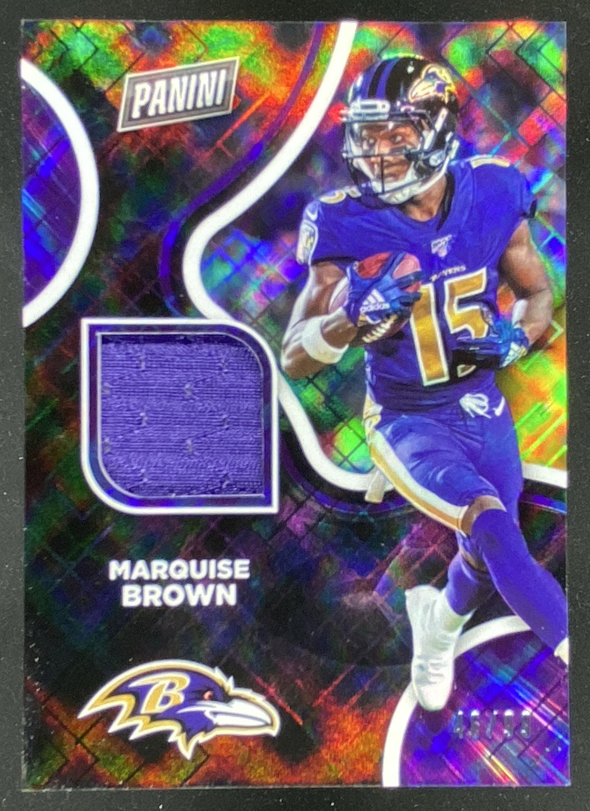 2020 Panini Player of the Day Marquise Brown #MB trading card