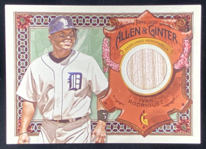 2022 Topps Allen & Ginter Ivan Rodriguez #AGRA-IR trading card