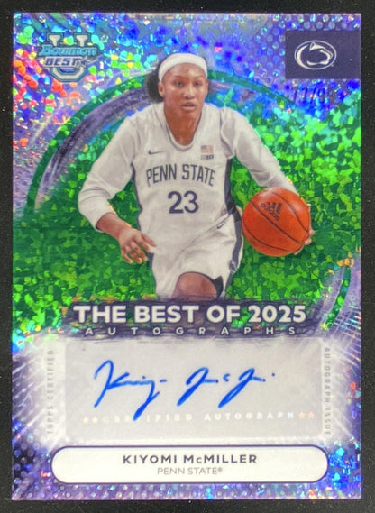 2025 Bowman's Best University Kiyomi McMiller trading card