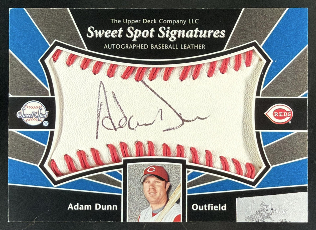 2004 Upper Deck Sweet Spot Signatures Adam Dunn trading card