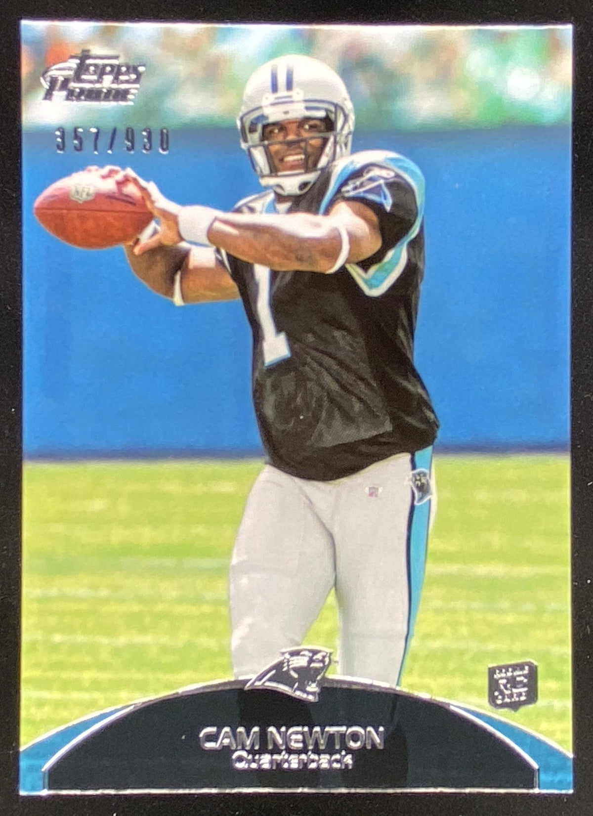 2011 Topps Prime Cam Newton #50 trading card