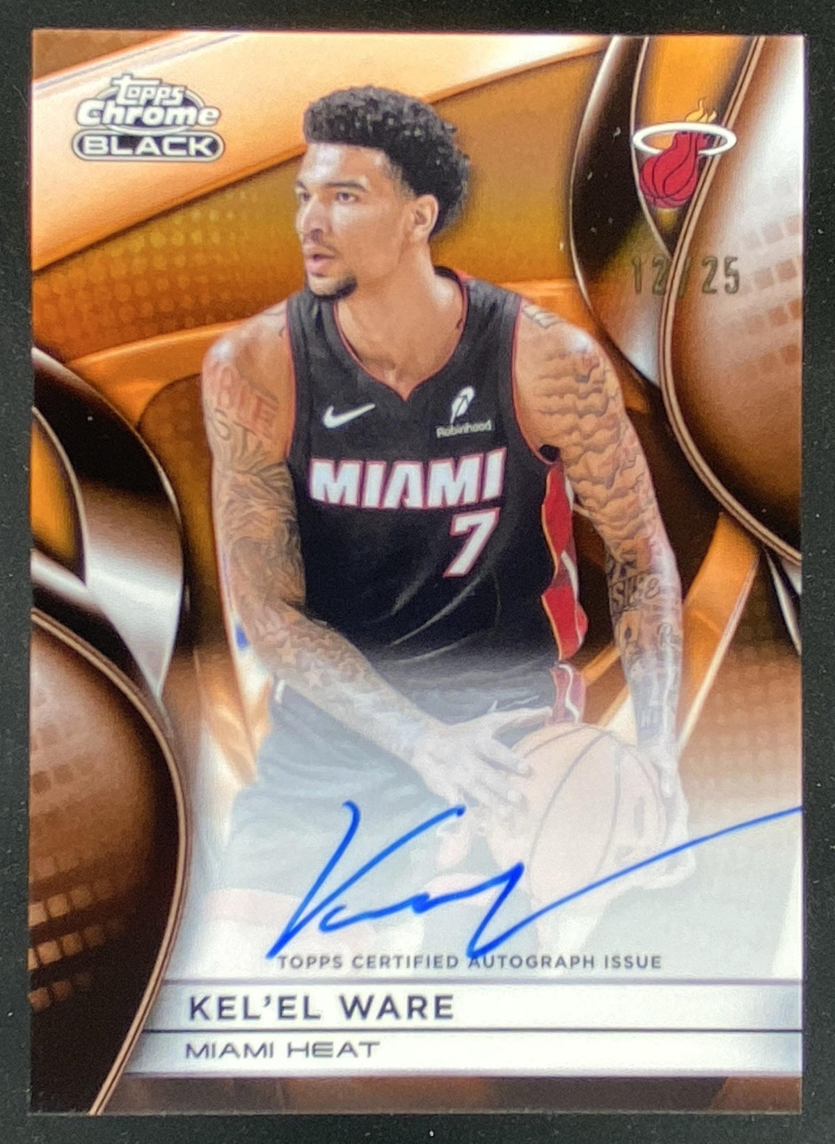 2025 Topps Chrome Kel'el Ware trading card