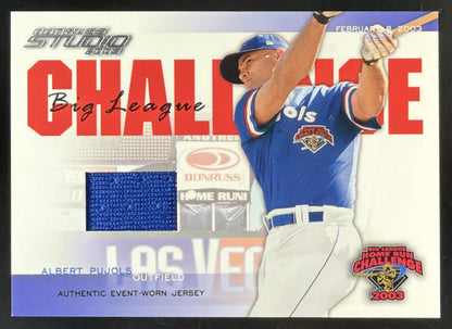 2003 Donruss Studio Big League Challenge Albert Pujols trading card