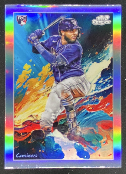 2024 Topps Cosmic Chrome Junior Caminero #STN-7 trading card