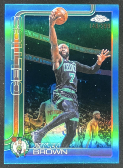 2025 Topps Chrome Update Jaylen Brown #9 trading card