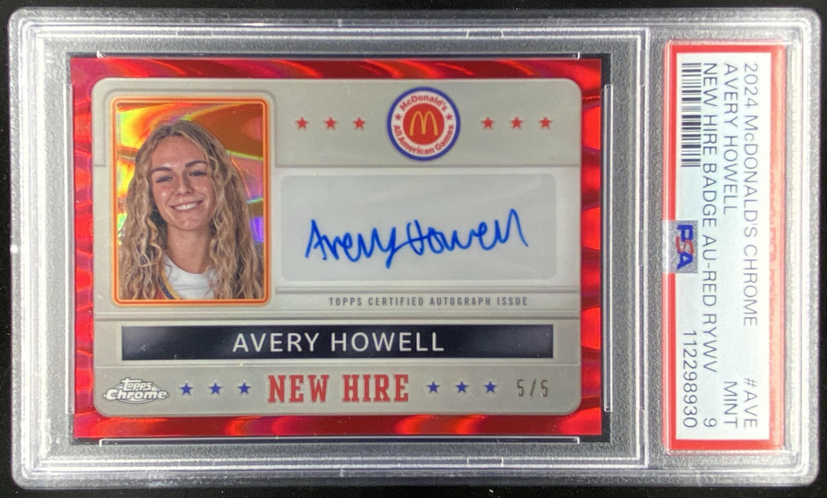 2024 Topps Chrome McDonald's All-American Avery Howell #AVE trading card