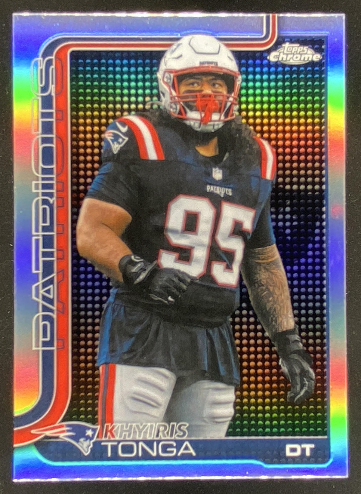 2025 Topps Chrome Khyiris Tonga #214 trading card