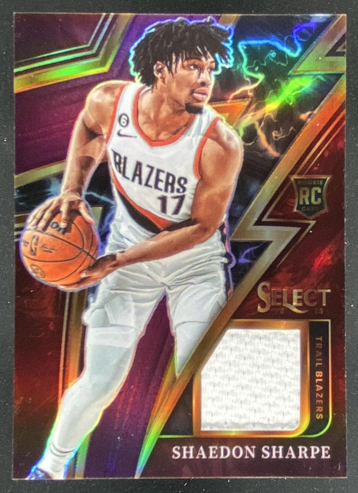 2022 Panini Select Shaedon Sharpe #S-SS trading card