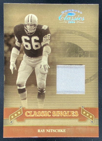 2006 Donruss Classics Ray Nitschke #CS-28 trading card