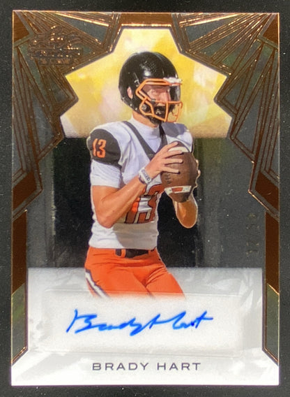 2025 Leaf Trinity Brady Hart #CA-BH1 trading card
