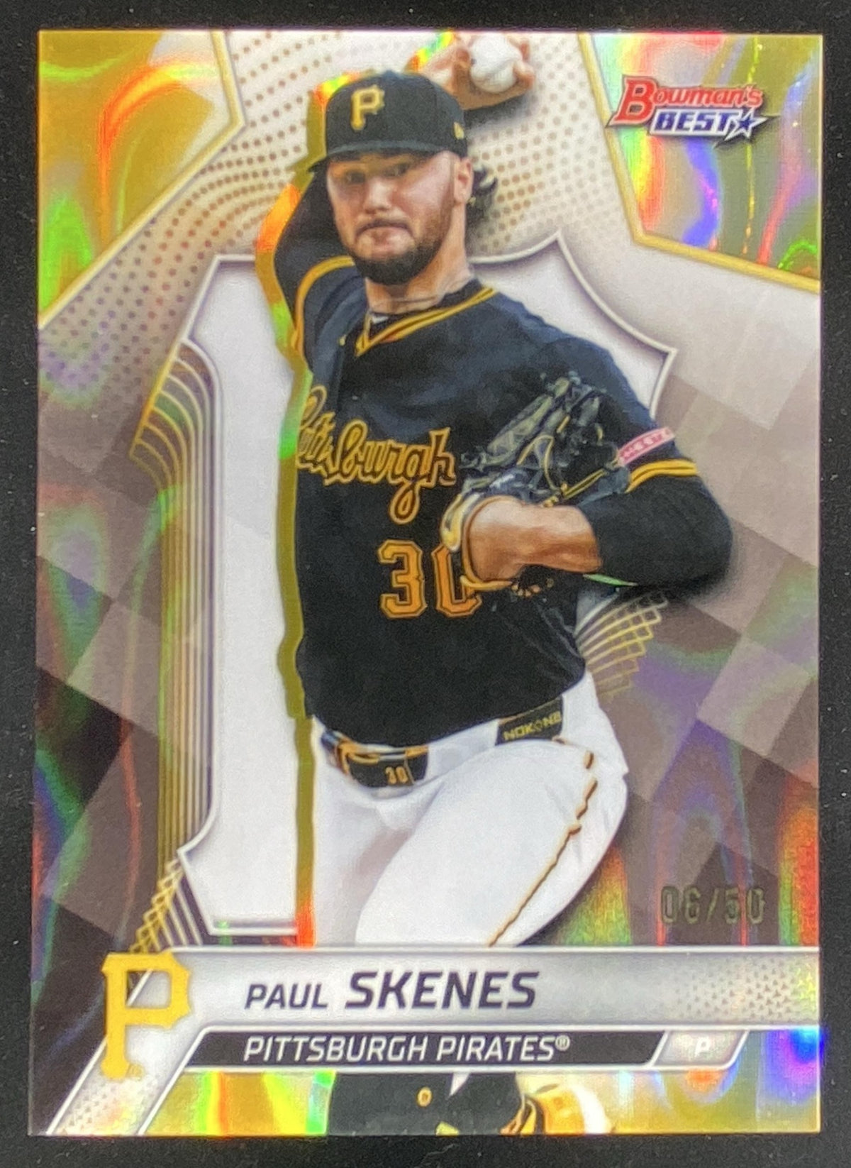 2025 Bowman's Best Paul Skenes #40 trading card