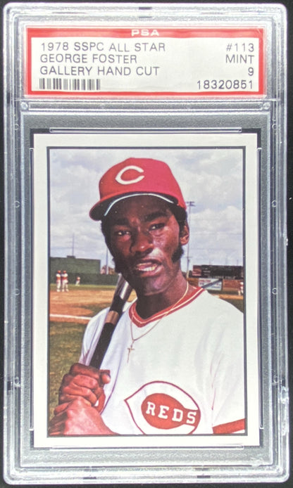 1978 SSPC All Star Gallery George Foster #113 graded PSA 9 trading card
