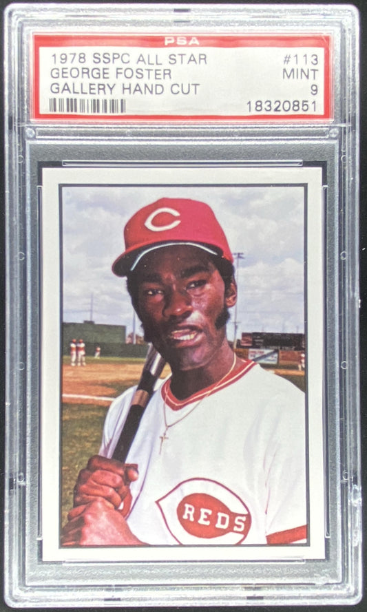 1978 SSPC All Star Gallery George Foster #113 graded PSA 9 trading card