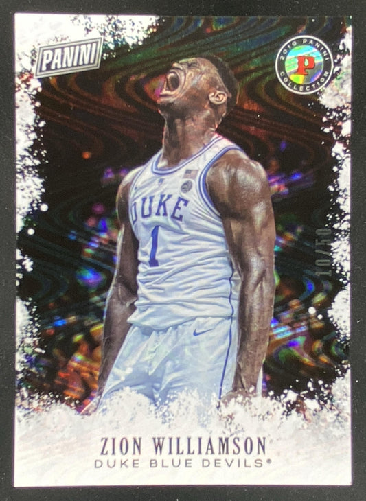 2019 Panini Black Friday Zion Williamson #ZW trading card