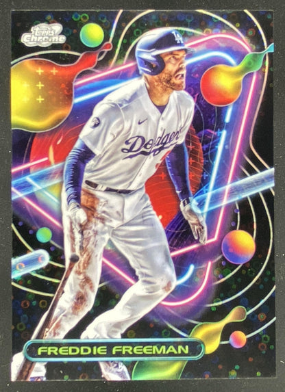 2023 Topps Cosmic Chrome Freddie Freeman #143 trading card