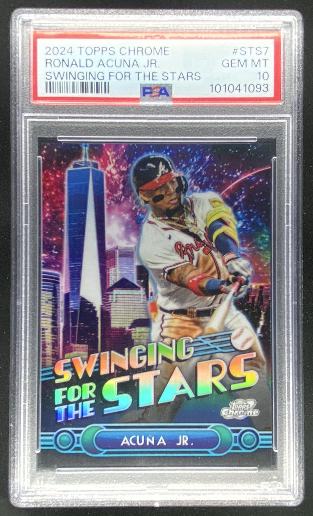 2024 Topps Chrome Ronald Acuña Jr. #STS-7 graded PSA 10 trading card
