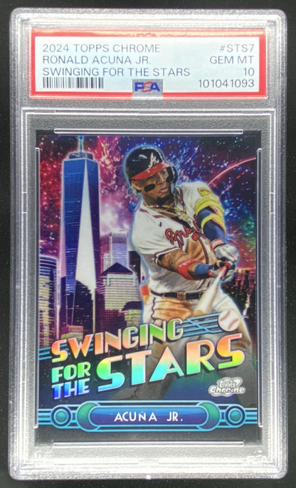 2024 Topps Chrome Ronald Acuña Jr. #STS-7 graded PSA 10 trading card