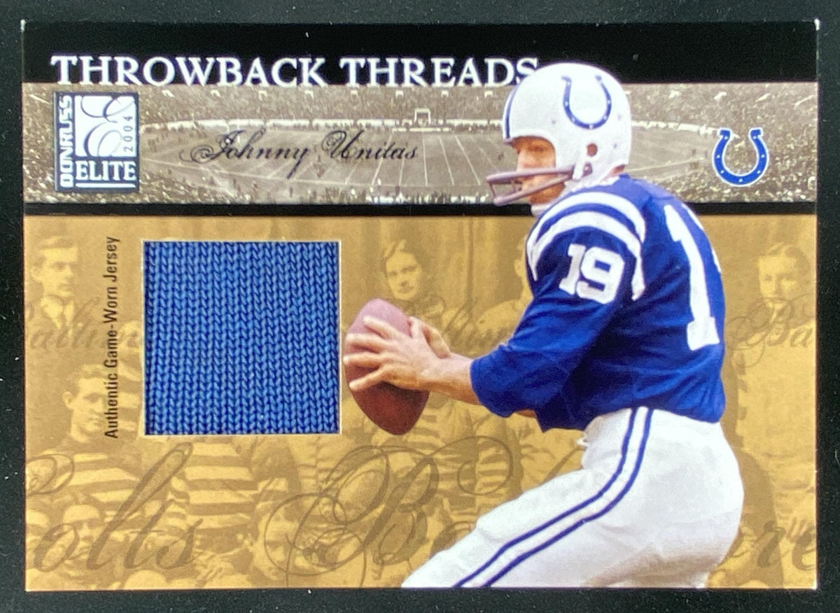 2004 Donruss Elite Johnny Unitas #TT-29 trading card