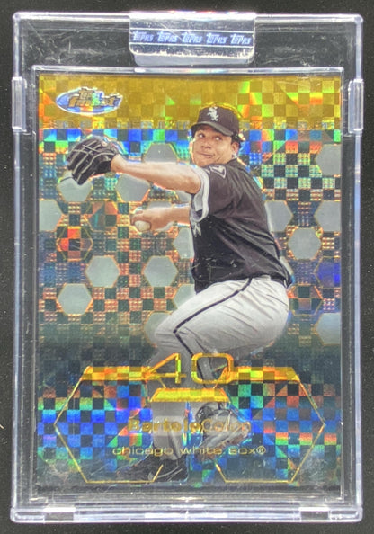 2003 Topps Finest Bartolo Colon trading card