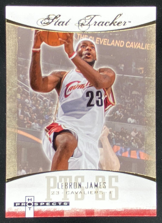 2007 Fleer Hot Prospects LeBron James #ST-23 trading card