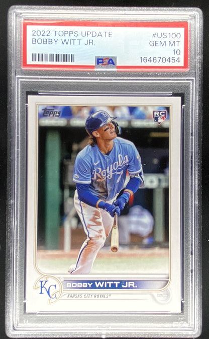 2022 Topps Update Bobby Witt Jr. #US100 trading card