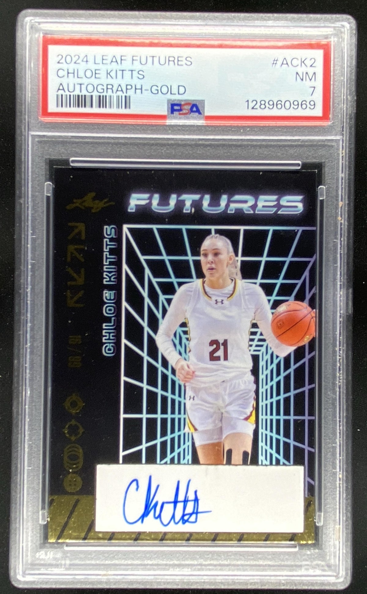 2024 Leaf Futures Multi-Sport Chloe Kitts #ACK2 trading card