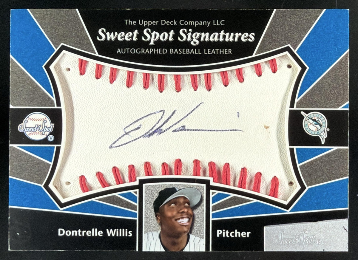 2004 Upper Deck Sweet Spot Signatures Dontrelle Willis trading card