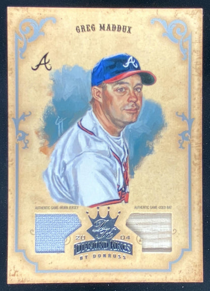 2004 Donruss Diamond Kings Greg Maddux #113 trading card