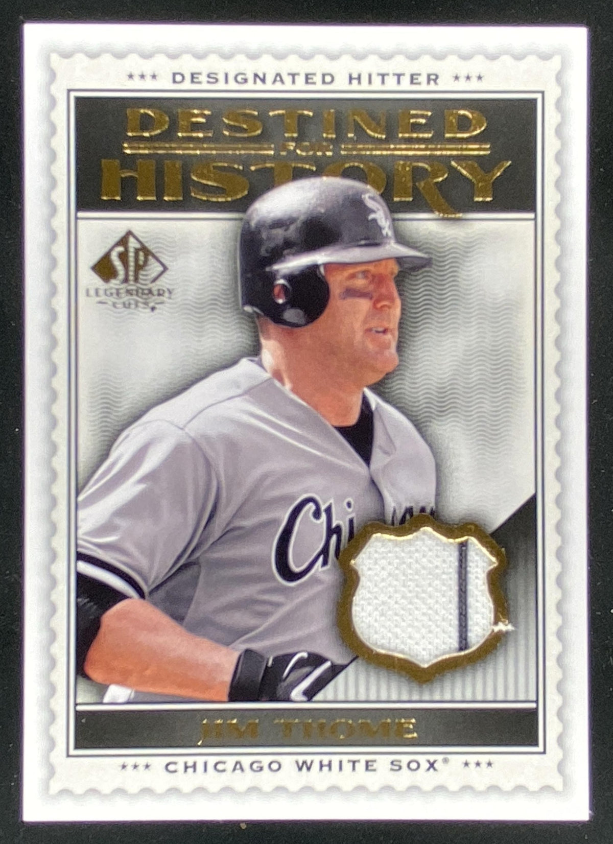 2009 SP Legendary Cuts Jim Thome trading card